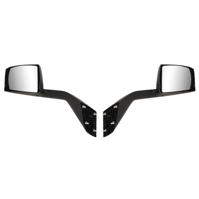 Pair Hood Mirrors Compatible w/ Volvo VNL 2000-2015 Black Foto 1 de 4