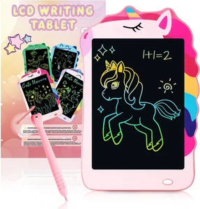 Unicorn Toys LCD Writing Tablet for Girls Kids, Colorful Toddler Toys Drawing Bo - Picture 1 of 12