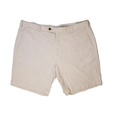 Bermudas Brooks Brothers para Hombre 40 Gris Blanco Cuadrado Lunares Foto 1 de 4