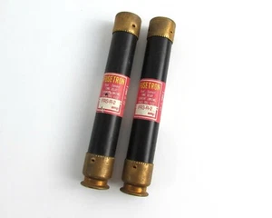 Lot of (2) Bussmann FRS-R-2 Fusetron Fuses 2A 600V RK5 - Picture 1 of 1