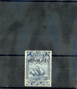 PORTUGAL Sc 202 (MI 199) * ss LH 1912 50R blau, Republica opt, 27 $ - Bild 1 von 1