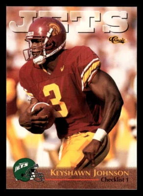 1996 Classic NFL Rookies #99 Keyshawn Johnson - Image 1 of 2