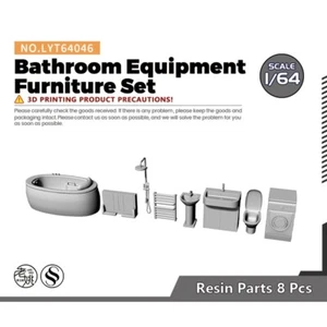 1/64 Miniatur Fabrikgebäude Auto Display Badausstattung Möbel Set - Bild 1 von 2