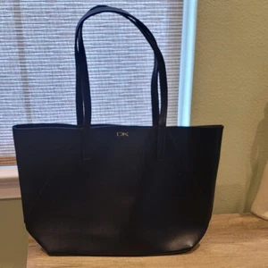 Donna Karan New York Tasche schwarz 100% PVC - Bild 1 von 4