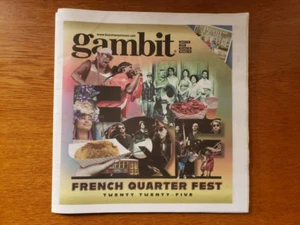 Gambit Magazin French Quarter Fest April 2025 New Orleans Essen Musik - Bild 1 von 6