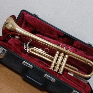 Yamaha YTR-236 Tromba Bb Modello Studente con Custodia Rigida Giappone Usato - Foto 1 di 10