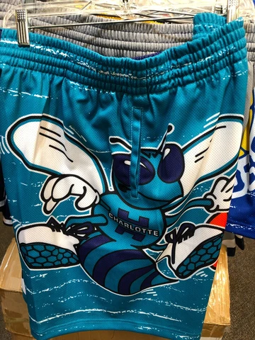 CHARLOTTE HORNETS   MENS  Mitchell & Ness NBA JUMBOTRON 3,0 SHORTS Cover