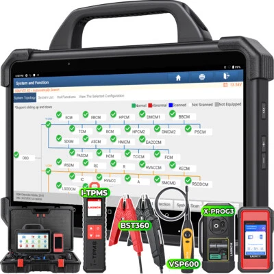 2025 LAUNCH X431 PAD VII PAD 7 OBD2 dispositivo diagnostico X-PROG3 i-TPMS BST360 VSP600