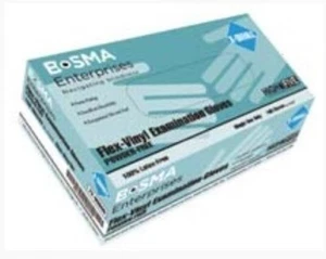 Guantes de examen Bosma 72-90603, sin potencia, sin látex - GRANDES - 10 cajas de 100 - Imagen 1 de 1