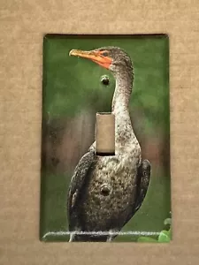WILD NATIVE DOUBLE CRESTED CORMORANT BIRD LIGHT SWITCH COVER PLATE - Picture 1 of 1
