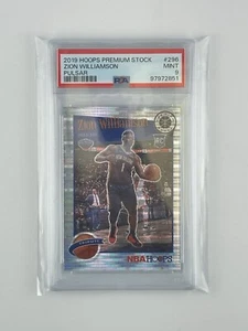 2019 Panini Hoops Premium Stock Pulsar Prizm Tribute #258 Zion PSA 9 NBA RC - Picture 1 of 1