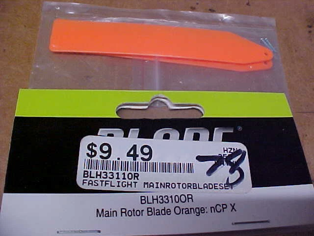 HOJA BLH3310OR = PALAS DE ROTOR PRINCIPAL, NARANJA: nCP X Foto 1 de 1