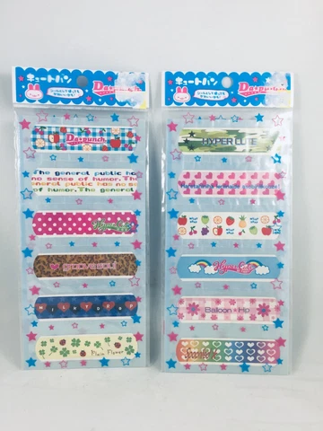 San-X Da Punch bandage band-aid set 2001  New Free Shipping Cover