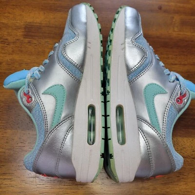 Nike Air Max 1 Lakeside GS Tenis Zapatos Talla 5Y 653653-401 Retro 2015 Zapato Foto 1 de 4