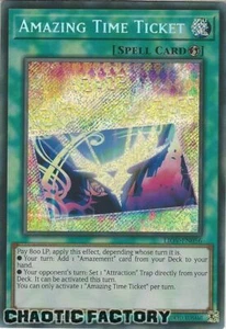 YUGIOH LIOV-EN056 Amazing Time Ticket Secret Rare 1st Edition NM - Picture 1 of 1