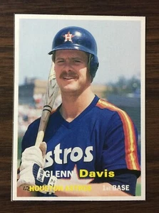 1990 SCD #52 GLENN DAVIS Baseball Karte Tasche Preisführer monatlich I9020605 - Bild 1 von 10