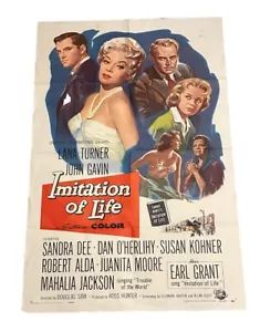 IMITATION OF LIFE Filmplakat Original - 1959 Lana Turner John Gavin Vintage - Bild 1 von 17