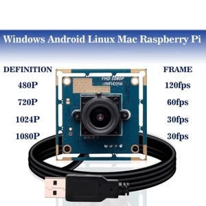 ELP 1080P Web Camera 2 Megapixel OV2710 mini FULL HD USB Camera w/ 2.8mm lens - Picture 1 of 8