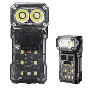 BORUiT 90° Rotatable Keychain Flashlight - 800LM Rechargeable Work Light Type C - Picture 1 of 7