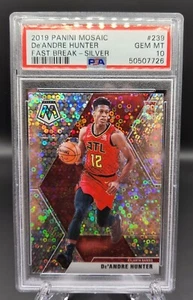 De'Andre Hunter 2019-20 Panini Mosaic Fast Break Variation Silver RC PSA 10 - Picture 1 of 1