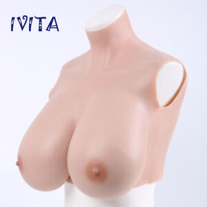 IVITA H Cup Large Silikon Brustformen Brüste Halber Körper Passen Crossdresser
