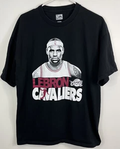 Camiseta Lebron James Cavs #23 Cavaliers Cleveland Majestic Negra Adulto XL - Imagen 1 de 8