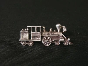 Pin/broche de tren de plata esterlina de moda vintage. ¡Haz una oferta! #2176 - Imagen 1 de 9