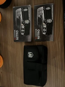 2007 Dodge Nitro Owner's Manual, includes Black canvas case w/ Dodge Logo Badge - Picture 1 of 3