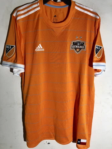 Adidas Authentic MLS Jersey Houston Dynamo Team Orange Alt sz XL Cover