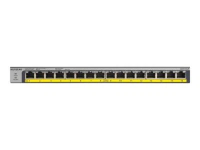 NETGEAR 16-Port PoE / PoE+ Gigabit Ethernet Unmanaged Switch with 76W PoE Budget - Image 1 of 4
