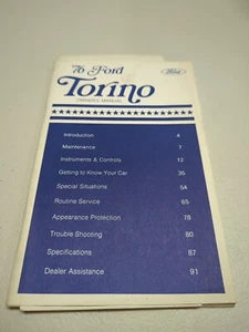 1976 Ford Torino Owners Guide First Edition Rare (FOS 365-10476-A) - Picture 1 of 4