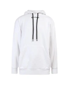 100% AUTHENTIC Palm Angels Arch Logo Hoodie - White - Size M - Brand New - Picture 1 of 2