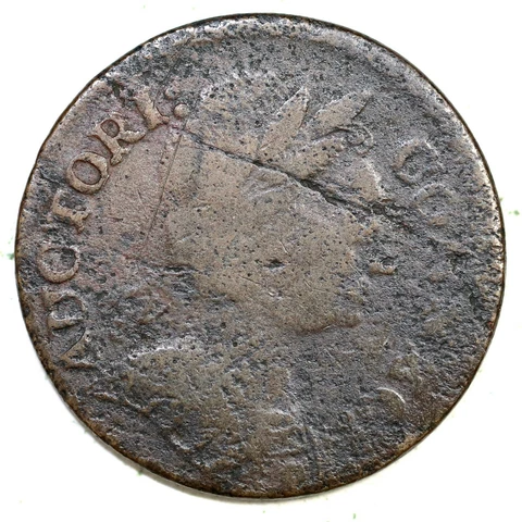 1785 3.3-F.3 R-4 Connecticut Colonial Copper Coin Cover