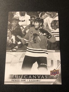 2022-23 Upper Deck Series 1 UD Canvas Black & White Patrick Kane #C20