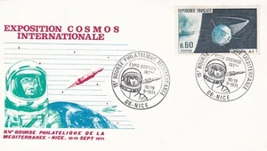 ENVELOPPE - FRANCE - EXPOSITION COSMOS INTERNATIONALE - NICE - 1971 - Imagen 1 de 1