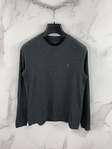 Allsaints Gray Long Sleeve T-Shirt Size M - Picture 1 of 9