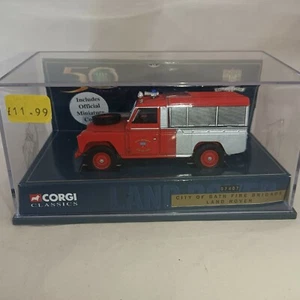 CORGI CLASSICS 1:43 LAND ROVER - Bath Fire 07407 Sealed Limited - Picture 1 of 8