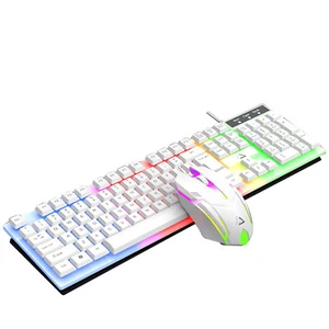 Wired Gaming Keyboard and Mouse Kit Backlit Mechanical for Computer Desktop - Picture 1 of 17