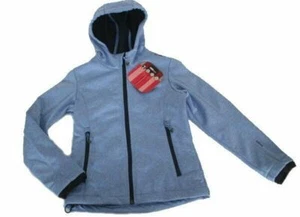 MÄDCHEN SOFTSHELLJACKE SOFTSHELL JACKE CAMPAGNOLO CMP 3A29385N MELANGE NAVY 140 - Bild 1 von 3