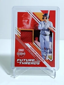Austin Hendrick 2021 Panini Elite Extra Edition Future Threads (Red) 15/49 Reds - Picture 1 of 2