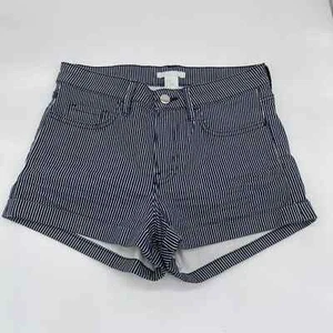 H&M Shorts marine-weiß gestreift maritim Jrs Cuffed Denim Größe 2 - Bild 1 von 12