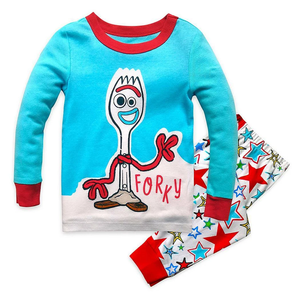 NWT Disney Store Forky PJ Pal Pajama Set Toy Story Boys 4,5,6,7,8,10 - Image 1 of 1