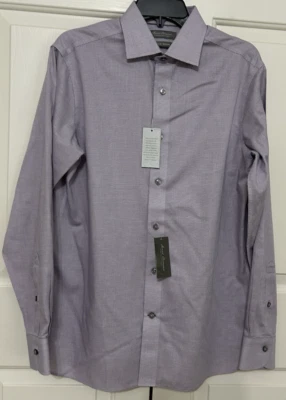 NWT Daniel Cremieux size M purple long sleeve shirt mens signature collection - Image 1 of 4