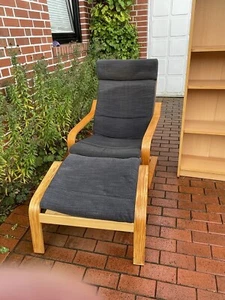 Sessel mit Hocker Ikea Poäng - Bild 1 von 1