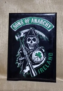 Sons Of Anarchy, ST. PATRICK, 3-D, 4 BLATTKLEE MAGNET. - Bild 1 von 2