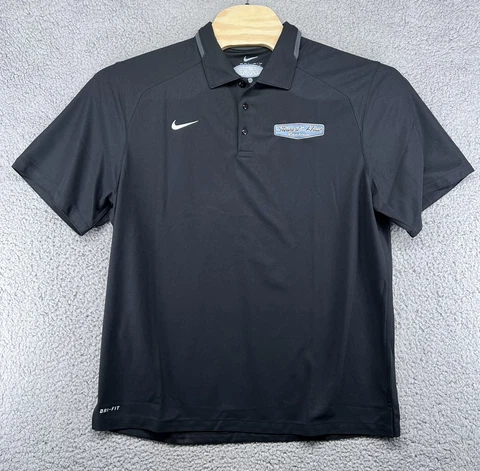 Nike Dri-Fit Stewart Haas Racing Polo Shirt Men’s XL Black Ford Team Issue Cover