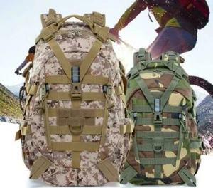 25L Outdoor Military Rucksack Hiking Camping Tactical Backpack Trekking Army Bag - Picture 1 of 18