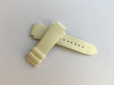 Fred Genuine OEM White Satin Replacement Band  17mm for deployment buckle