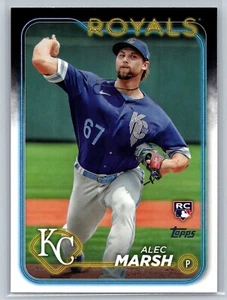 2024 TOPPS SERIES 1 ALEC MARSH ROOKIE RC KANSAS CITY ROYALS #163 BASEBALL - Picture 1 of 2