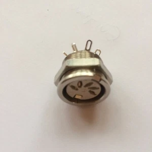 DIN Connector, Screened, 180°, 5 Contacts pt no. 650-0500 Deltron £5.00 Z1598 - Picture 1 of 1